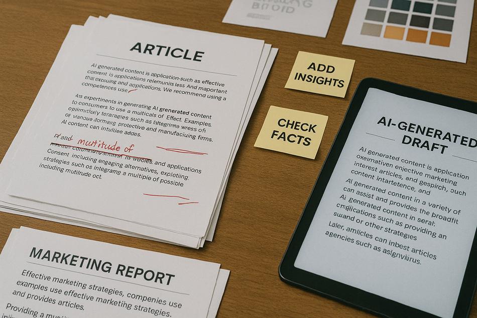 How to Use AI Generated Content Safely for SEO